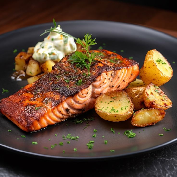Golden Hour Salmon